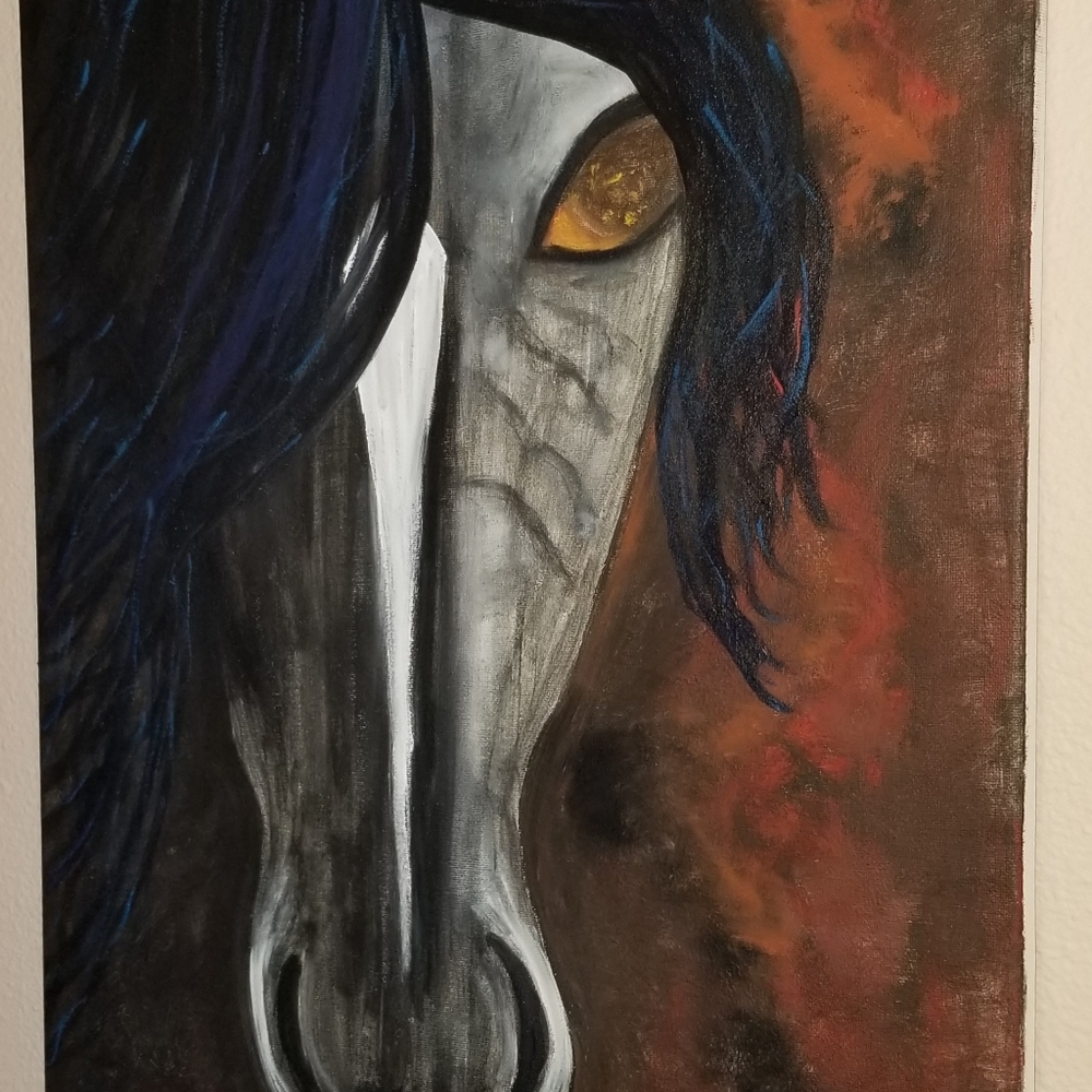 HORSE OIL PAINTING 16 x 20 canvas original